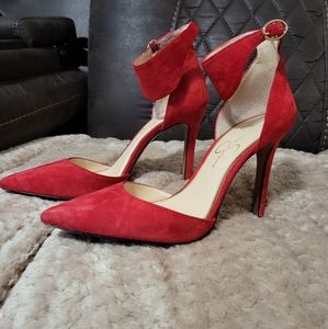 Jessica Simpson Red Heel, Size 7